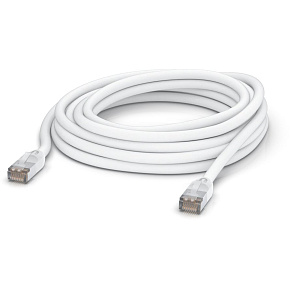 Ubiquiti UACC-Cable-Patch-Outdoor-8M-W, Vonkajší UniFi patch kábel, 8m, Cat5e, biely Ubiquiti UACC-Cable-Patch-Outdoor-8M-W, Vonkajší UniFi patch kábel, 8m, Cat5e, biely