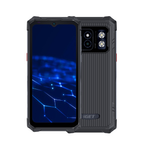 iGET T2 8 + 256 Black - odolný mobilný telefón