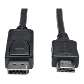 Video kábel DisplayPort / HDMI (Samec/Samec), 0.9m