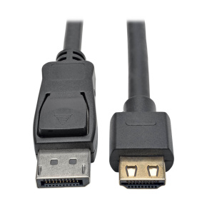 Video kábel aktívny adaptér DisplayPort 1.2 / HDMI uchop.konektor 4K 60Hz HDCP (Samec/Samec), 1.8m