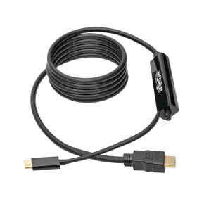 Adaptér USB-C/HDMI (Samec/Samec), 4K, čierna, 1.8m