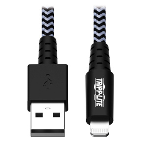 Kábel USB-A 2.0 / Lightning Synchronizácia/Nabíjanie, MFi Certified, Samec/Samec, 1.83m