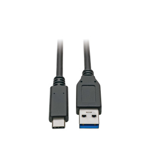 Kábel USB-C/USB-A (Samec/Samec), USB 3.1 Gen 2 (10Gb/s), USB-IF, kompatibilný Thunderbolt 3, 0.9m