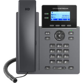 Grandstream GRP2602 SIP telefon, 2,21" LCD podsv. displej, 4 SIP účty, 2x100Mbit port