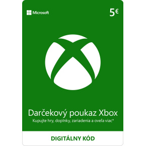 ESD XBOX - Dárková karta Xbox 5 EUR