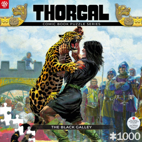 GLO COMIC BOOK PUZZLE: THORGAL THE BLACK GALLEY GLO COMIC BOOK PUZZLE: THORGAL THE BLACK GALLEY