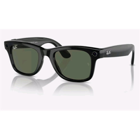 Meta Ray-Ban Wayfarer, AI okuliare, Shiny Black, G15 Green Meta Ray-Ban Wayfarer, AI okuliare, Shiny Black, G15 Green