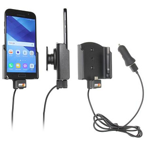 Brodit držiak do auta na Samsung Galaxy A5 (2017) bez púzdra, s nabíjaním z cig. zapaľovače/USB Brodit držiak do auta na Samsung Galaxy A5 (2017) bez púzdra, s nabíjaním z cig. zapaľovače/USB