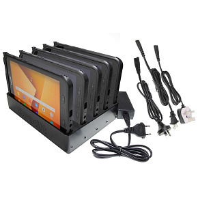 Brodit stolná nabíjačka na Samsung Galaxy Tab Active 2. SM-T390/SM-T395 5 slotov Brodit stolná nabíjačka na Samsung Galaxy Tab Active 2. SM-T390/SM-T395 5 slotov