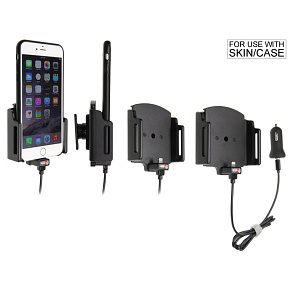 Brodit držiak do auta na Apple iPhone 6 Plus v púzdre, nastaviteľný, s nabíjaním z cig. zapal./USB Brodit držiak do auta na Apple iPhone 6 Plus v púzdre, nastaviteľný, s nabíjaním z cig. zapal./USB