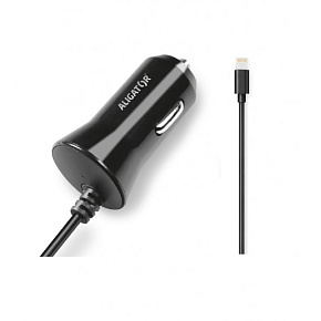 Aligátor nab. do auta iPhone, 1A, TCH, čierna