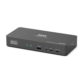 PORT CONNECT Univerzálna dokovacia stanica USB-C, 2× 4K, HDMI / DisplayPort PORT CONNECT Univerzálna dokovacia stanica USB-C, 2× 4K, HDMI / DisplayPort