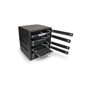 PORT CONNECT CHARGING CABINET 10 UNITS individual door lock, čierny