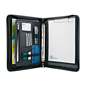 Spisovka WEDO kombinácia kože/tkanina zips