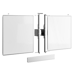 Vogel's RISE WBS65 keramické tabule so závesmi pre 65" obrazovky na stojanoch RISE 200x/420x