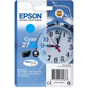 Epson Singlepack Cyan 27XL DURABrite Ultra Ink