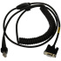 RS232 cable (5V signály), DB9 Female, 3 m, 5V externá power with option for host power