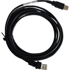 USB kábel pre MK3780,71xx: USB, čierna, Type A, 2.9m (9.5'), straight, hosť power
