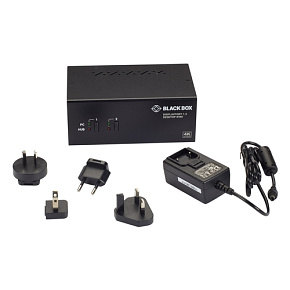 BlackBox KVM Switch - Dual-Monitor, DisplayPort 1.2,4 K/60Hz