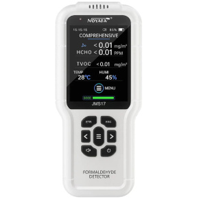 W-Star Monitor kvality vzduchu WSJMS17, TVOC, HCHO, teplota, vlhkosť, záznam hodnôt