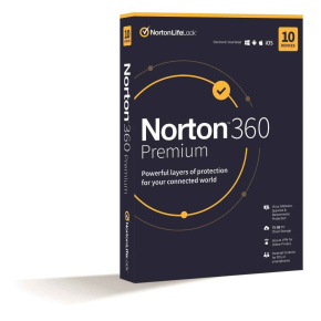 NORTON 360 PREMIUM 75GB +VPN 1 používateľ pre 10 zariadení na 3 roky ESD NORTON 360 PREMIUM 75GB +VPN 1 používateľ pre 10 zariadení na 3 roky ESD