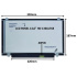 LCD PANEL 14,0" HD 1366x768 40PIN MATNÝ / ÚCHYTY HORE A DOLE