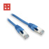 LYNX FTP patch kabel Cat5e PVC, CCA, 0,3m, modrý (balení obsahuje 10ks)