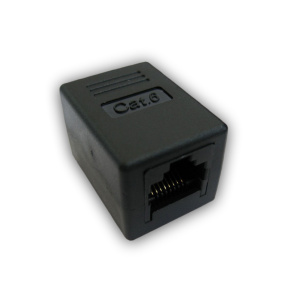 DATACOM Spojka UTP CAT6 2xRJ45 (8p8c) priama čierna