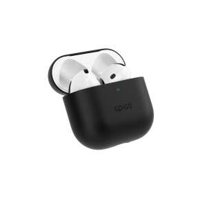 Epico silikónové púzdro pre AirPods 4 - čierna