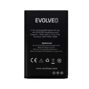 EVOLVEO orig. batéria 1000 mAh pre EasyPhone EP-500/EP-501 EVOLVEO orig. batéria 1000 mAh pre EasyPhone EP-500/EP-501