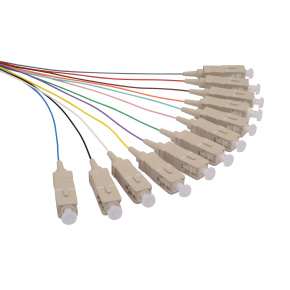 Pigtail 50/125 SCupc MM OM3 1,5m balenie 12ks farby Pigtail 50/125 SCupc MM OM3 1,5m balenie 12ks farby