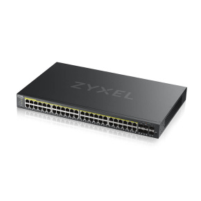 ZYXEL GS2220-50HP, 48port Gb L2 Switch, 1 GbE Uplink, PoE