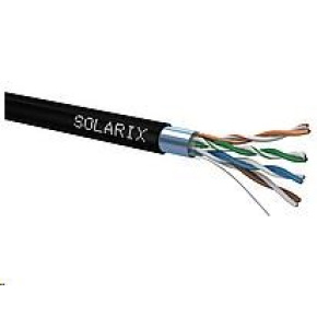 Inštalačný kábel Solarix outdoor FTP, Cat5E, drôt, PE, krabica 305m SXKD-5E-FTP-PE Inštalačný kábel Solarix outdoor FTP, Cat5E, drôt, PE, krabica 305m SXKD-5E-FTP-PE