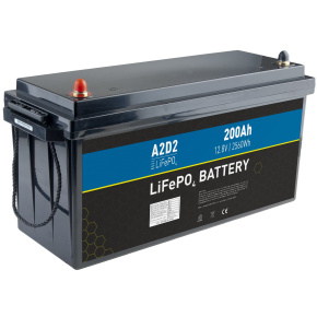 A2D2 batéria LiFePO4 12,8V 200Ah M8 (REPT cells) A2D2 batéria LiFePO4 12,8V 200Ah M8 (REPT cells)