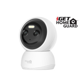 iGET HGWIP222 - WiFi Dual Lens 2K IP kamera s LED + IR nočným videním, zvuk, otočná, CZ aplikácia