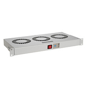 Chladiaca jednotka 19" 1U 3 ventilátory s bimetalovým termostatom RAL 7035 do 19" líšt VJ19-3-T-G Chladiaca jednotka 19" 1U 3 ventilátory s bimetalovým termostatom RAL 7035 do 19" líšt VJ19-3-T-G