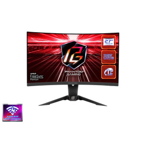 ASROCK LCD - 27" Gaming monitor PG27Q15R2A, VA LCD, Prohnutý, 2560x1440 QHD, 165Hz, 4000:1, 550cd/m2, 1ms, 2xHDMI, 1xDP