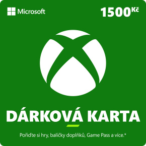 ESD XBOX - Darčeková karta Xbox 1500 Kč
