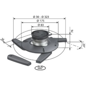 Stropný držiak na projektor Vogel´s EPC 6545 Stropný držiak na projektor Vogel´s EPC 6545