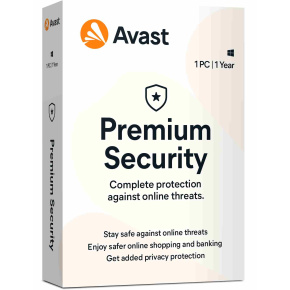 _Predĺženie programu Avast Premium Security pre Windows 1 zariadenie na 12 měsíců