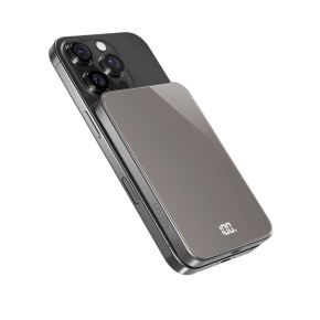 Epico 5000mAh Alu Mag+ powerbanka EM45 - titánová