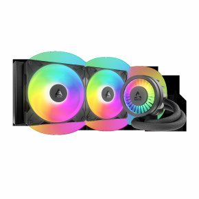 ARCTIC Liquid Freezer III Pro 280 A-RGB : All-in-One CPU Water Cooler s 280 mm radiátorom a 2x P14