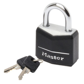 Master Lock Visací zámek  z pevného hliníku 9140EURDBLK - 40mm