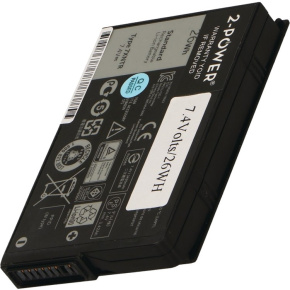 2-POWER Batéria 7,4V 3600mAh pre Dell Latitude 7200 series Latitude 7202, Latitude 7212