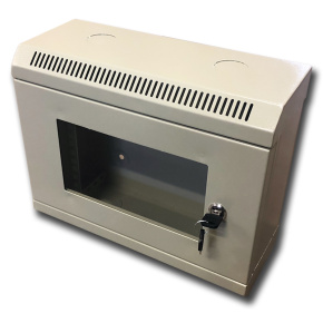 10" rack jednodielny 6U/140 DATACOM Šedý Skl.dv.