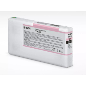 Epson T9136 Vivid L. Magenta InkCartridge (200ml) Epson T9136 Vivid L. Magenta InkCartridge (200ml)