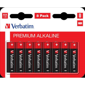 VERBATIM Alkalické baterie AA, 8 PACK , LR6 VERBATIM Alkalické baterie AA, 8 PACK , LR6