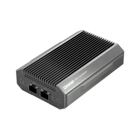 QNAP QNA-UC10G1SF- adaptér USB-C 4 (podpora Thunderbolt 3 a 4) na 2x 10GbE SFP+ (pasívne chladenie)