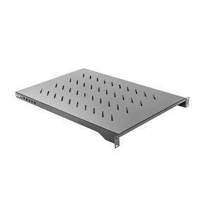LANBERG19" PEVNÁ POLICA 1U/483X700MM MAX. NOSNOSŤ DO 15 KG ČIERNA