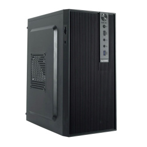 1stCOOL skříň STEP 6, micro tower, AU, USB 3.0, bez zdroje, černá